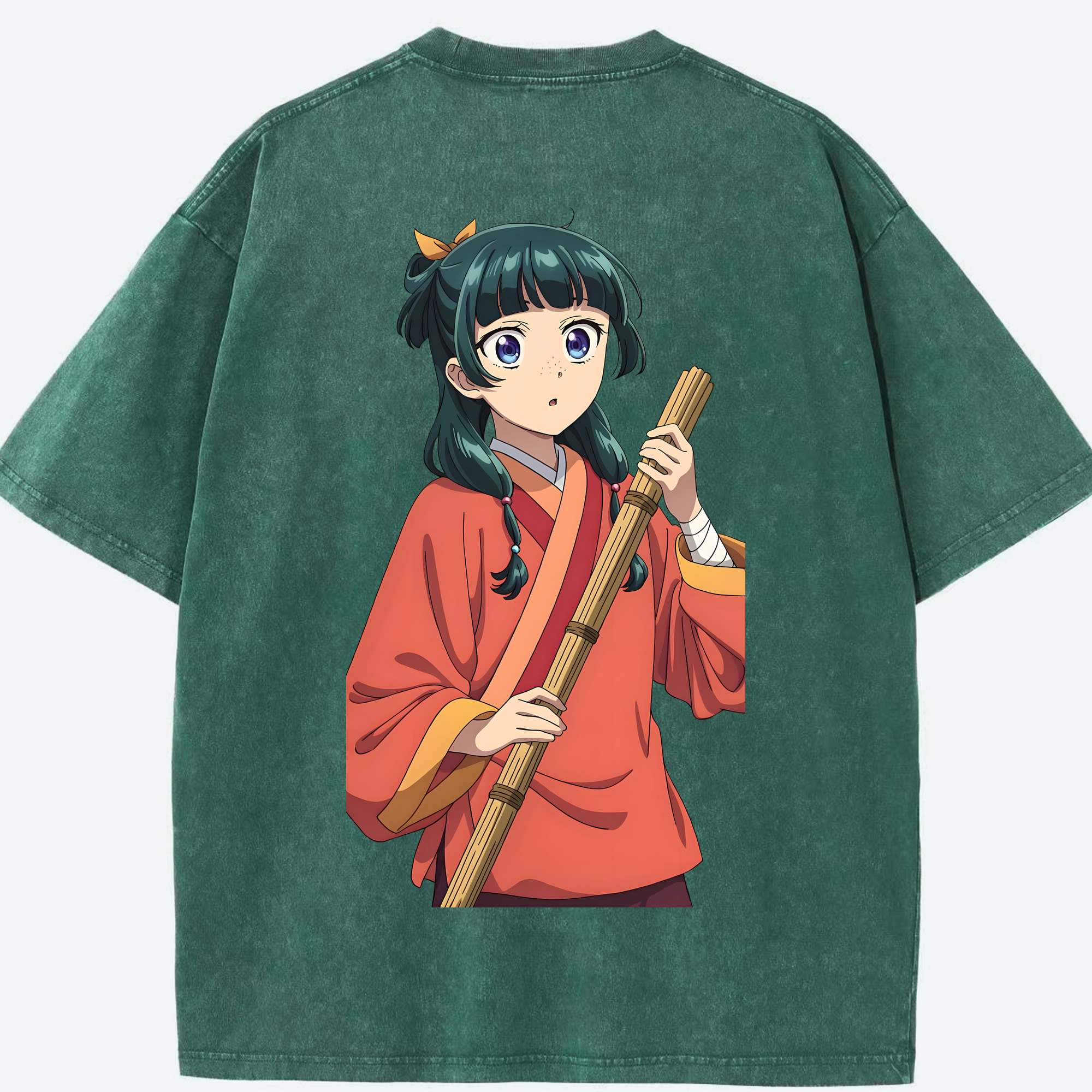 （画像用） 薬屋のひとりごと The Apothecary Diaries 綿100% ヴィンテージ風 半袖Tシャツ（背面プリント）